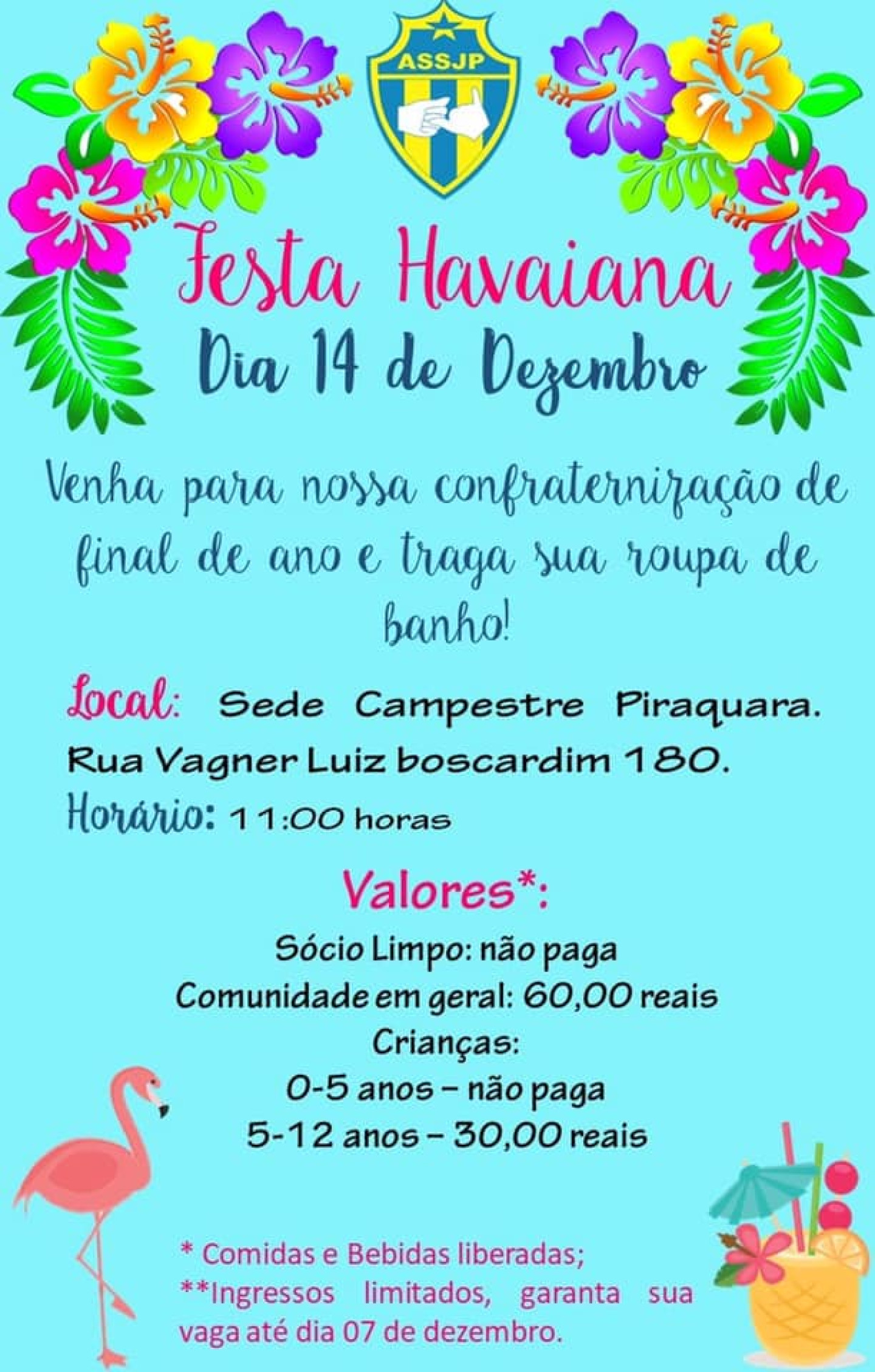 Cartaz Confraternização 2019